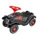 Big Bobby Car Classic GT - glijauto met racing-design, veiligheidsstuur met claxon, ergonomische carrosserie, trekhaak, kindervoertuig zwart-rood, vanaf 12 maanden