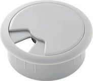 TRU COMPONENTS WP50BK Kabeldoorvoering Voor werkblad Montagegat: 50 mm ABS Grijs 1 stuk(s)
