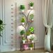 Unyqoos® Support de plantes en métal avec lampes de croissance d'intérieur, 9 niveaux et 152 cm de haut