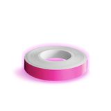 Fluorescerend 4R Quattroerre.it 10267 Wiel Stripes Neon voor motorfiets, fuchsia, 9 mm x 6 m