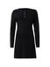 ONLY ONLMELLI LS BUTTON FLARED DRESS EX KNT - Meisjes - Mini jurk - Zwart - Maat M