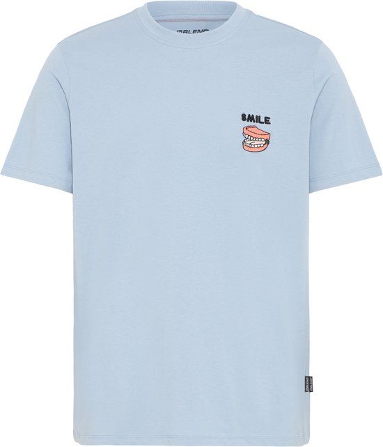 Blend Heren T-shirt Faded Denim L