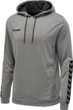 Hummel Hoodie Hmlauthentic Poly Hoodie Grey Melange-S