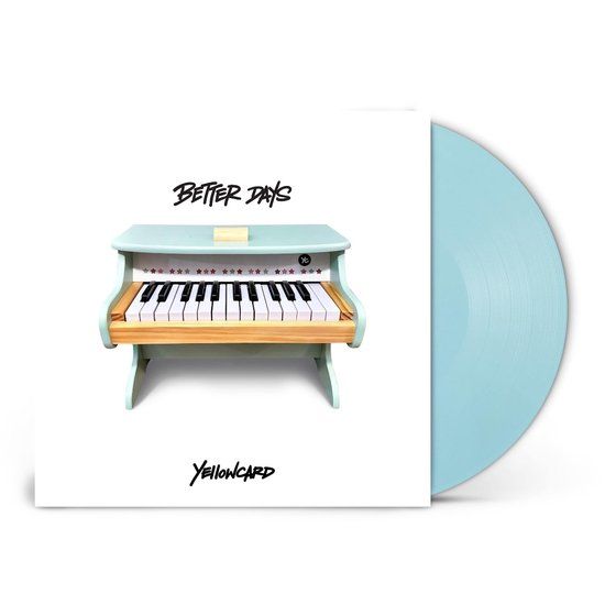 Better Yellowcard Better Days LP Coloured Vinyl Blue