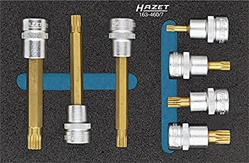 HAZET Schroevendraaier-dopsleutelset 163-460/7 - 7-delig