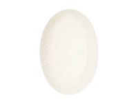 Aida Confetti Vanilla Plat ovale, 25,5x36 cm