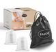 FASCIQ® Siliconen Cupping Set – 2x Small | Ø 5,5 cm