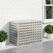 VidaXL Housse de climatiseur argent 100 x 50 x 70 cm acier inoxydable