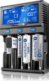 everActive UC4200 Oplader voor 4 Cilindrische Li-Ion/Ni-MH Accu's