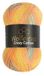 Wollbiene 5 Bollen Crazy Cotton Haak en Breigaren Acryl/Katoen Kleur Grijs Oranje Geel/5030