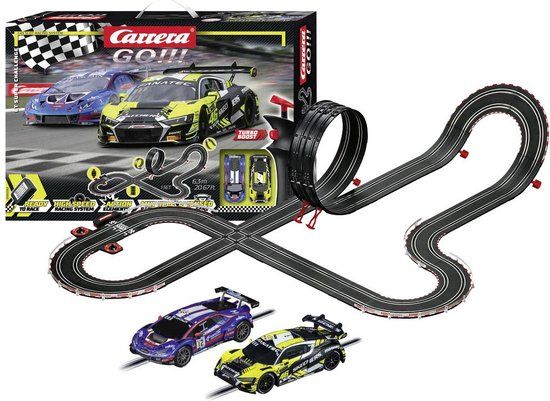 Carrera GO!!! GT Super Challenge Racebaan - Audi R8 - Lamborghini Huracan