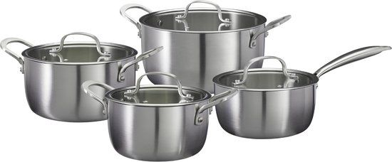 Cookinglife Pannenset Signature Steel 4-Delig RVS