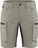 Blåkläder Dames Service Short met stretch 7149-1845 - Stone/Zwart - C30