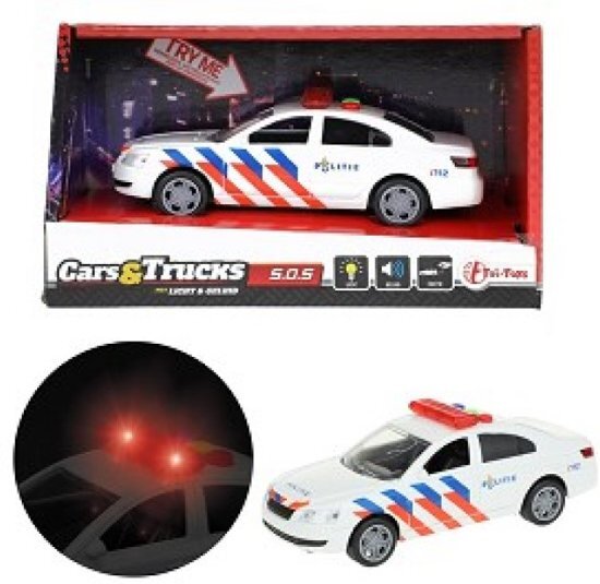 - Toi Toys Nederlandse politie auto frictie met licht en geluid