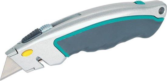 wolfcraft - Snelwissel trapeziummes met intrekbaar mes - 4131000