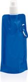 Merkloos / Sans marque Makito Western Europe Waterfles met haakje - Waterzak - Opvouwbaar - 450ml - Blauw