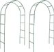 vidaXL Arche de jardin 2 pièces