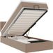 Maison Exclusive - Lit plateforme avec matelas couleur cappuccino, 100x200 cm, similicuir