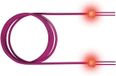 Sacon LSD42200020 InfiniBand en Glasvezelkabel 2 m LC Violet