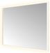 Hotbath &More Miroir LED carré pour salle de bain - Rectangulaire - 80 x 100 cm - Blanc mat