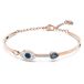 Swarovski Symbolica armband, Boze oog, Blauw, Gemengde metaalafwerking