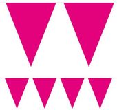 Folat - Mini vlaggenlijn magenta 3 meter