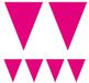 Folat - Mini vlaggenlijn magenta 3 meter
