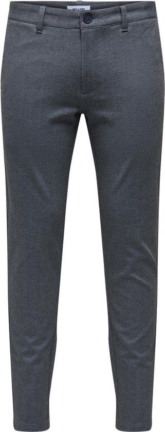 ONLY & SONS ONSMARK SLIM DITSY Heren Broek - Dark Navy - Maat W30 X L32
