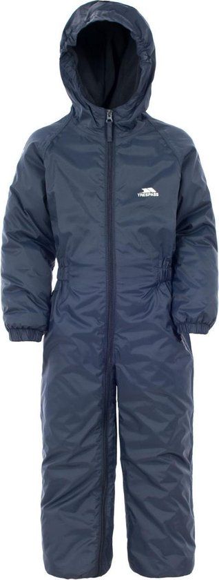 Trespass Baby Unisex Dripdrop Padded Waterproof Rain Suit - Navy Blue