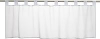 Elbersdrucke Bistro Gordijn Basic 48x140 cm wit transparant