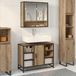 Maison Exclusive - Ensemble de meubles de salle de bain, 2 pièces, chêne artisanal, 80 x 33 x 60 cm