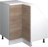 Vicco R-Line Hoekkeukenkast voor schuine wand – 75.6 cm met 1 deur Sonoma