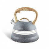 Edenberg Gray Line - Luxe RVS Fluitketel - 3.0 liter - Grijs