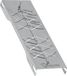 BBQ-Toro Planche à saumon en acier inoxydable pour poisson et filets de saumon, planche à saumon pour fumage ou grillade, planche à flammes avec inclinaison réglable, planche à fumage pour barbecue