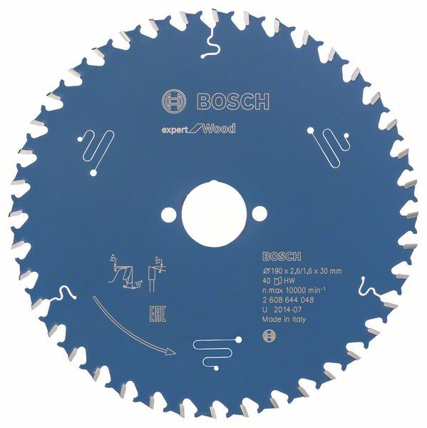 Bosch 2 608 644 048 - Cirkelzaagbladen - 10000 rpm - 1 stuk