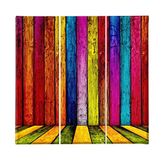 Homemania Fotokleuren, 3-delig, kunst en graffiti, voor woonkamer, slaapkamer, meerkleurig, 69 x 3 x 50 cm, polyester, hout