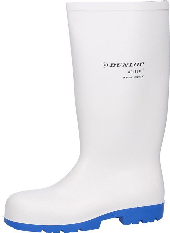 Dunlop Knielaars Acifort + SRC, wit mt.35