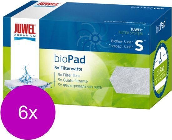 Juwel Biopad S Super - Filtermateriaal - 6 x 5 stuks