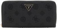 Guess Cresida ll Portemonnee Dames - Ritsportemonnee - Imitatieleer - Zwart