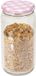 Hega Hogar Weckpot/voorraadpot Classico - 950 ml - kunststof - draaideksel - roze