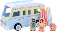 Jouéco Houten Retro Strandbus met Accessoires