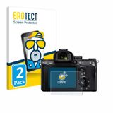 BROTECT - Screenprotector voor Sony Alpha 7 III / 7R II / 7S II - Folie Beschermfolie matte 2 Stuks