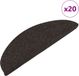 vidaXL - Trapmatten - Zelfklevend - 20 stuks - 65x22,5x3,5 cm - Zwart