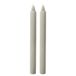 Set Doriche Set van 8 decoratieve kaarsen, taupe, 8 uur brandduur, 2,2 cm diameter, 25 cm hoogte