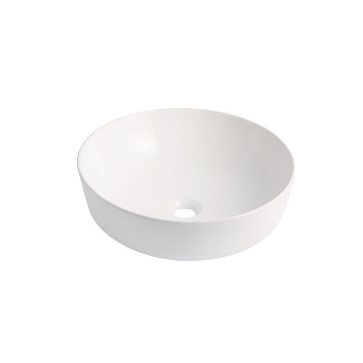 Boss & Wessing Pura 42 cm Waskom - Wit - Keramiek - 2023 Model