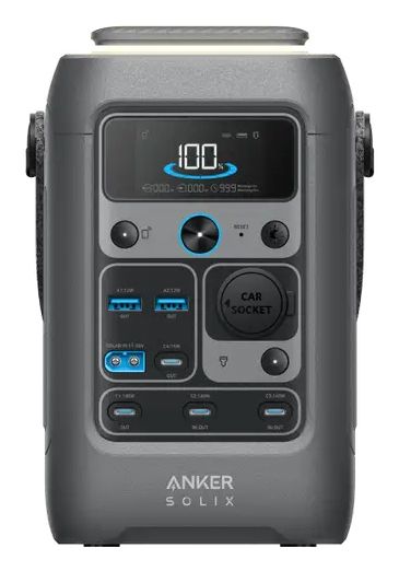 Anker SOLIX C300 DC - 288Wh Portable Power Station - 300W - LiFePO4 - 90000 mAh - Fast Charging - USB-C - Outdoor