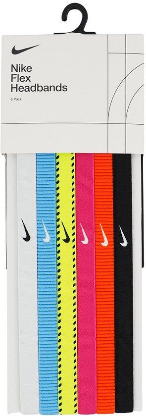 Nike Flex Classiic Hoofdbanden 6-pack Geel-multicolour