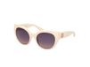 Guess GU00255 Femme Lunettes de soleil Blanc Gradient Or Mirror Violet/CAT3 Femme