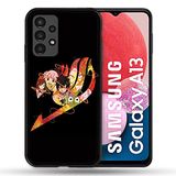 Beschermhoes Samsung Galaxy A13 Beschermhoes, Manga Fairy Tail Logo, zwart
