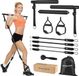 Bol Pilates Bar Set Bandes de résistance élastiques en latex 20 lbs 40 lbs Entraînement à domicile Fitness - Yoga Étirement Sculpture Torsion Squat